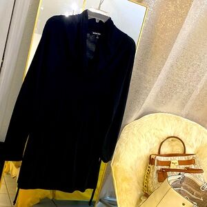 Cute black comfy semi sheer dress